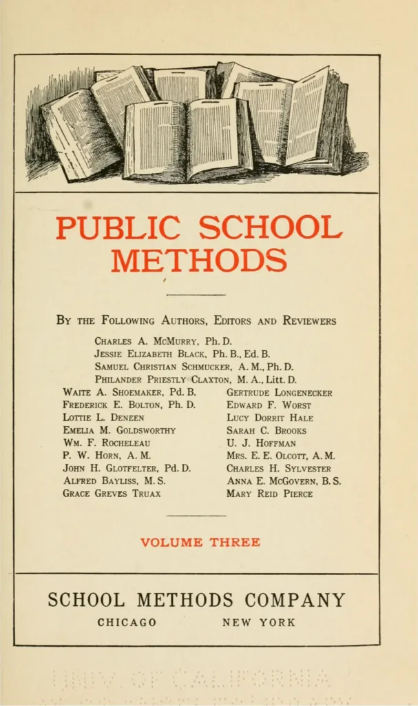 Frontispiece of Public School Methods