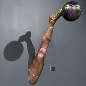 soccer sculpture