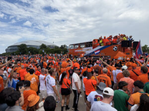 The Orange Walk through Arlington, Texas