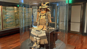 Samurai armor at the Crow Museum of Asian Art